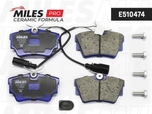 СНЯТ С ПР-ВА Колодки тормозные задние (Смесь CERAMIC серия PRO) NISSAN PRIMASTAR E510474 MILES