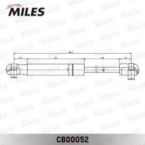 Амортизатор крышки багажника RENAULT DUSTER (Lesjofors 81 170 02) CB00052 CB00052 MILES