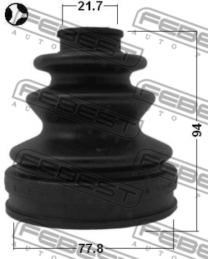 Пыльник ШРУСа внутренний TOYOTA COROLLA AE11#/CE11#/EE111 1995-2000 0115-090 0115-090 FEBEST