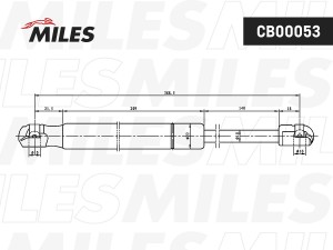 Упор газовый крышки багажника KIA CEED 07- универсал / 817701H520 CB00053 CB00053 MILES