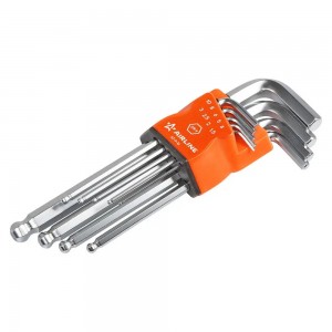 Набор шестигранных ключей с шаром 9 предметов  AT-9-16 AT-9-16 AIRLINE