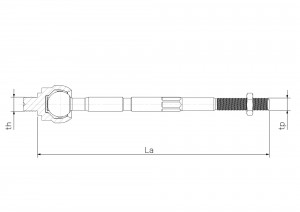 Тяга рулевая Land Rover Discovery III 65015 65015 SIDEM
