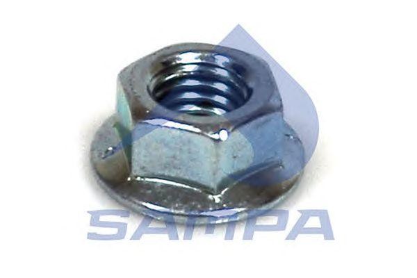 гайка !выхлопной системы M10x1.5 \DAF F800-2700/45/65/75/85/95/105IV/II/CF/LF/XF 104.413 SAMPA