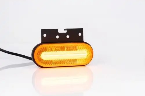 фонарь габаритный! жёлтого цвета, LED 126х51 с кронштейном, проводом 0.5м\ FT070ZKLED FRISTOM