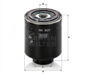 фильтр топливный!\Mitsubishi L200 2.5Di-D 06> WK9023Z MANN FILTER