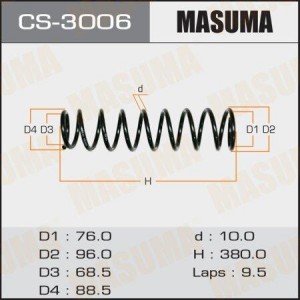 пружина задняя!\ Mitsubishi Lancer 1.8 00> CS-3006 MASUMA