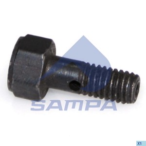 Болт MAN дренажный (обратка) (M6х1) SAMPA 021.380 SAMPA