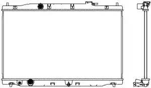 Радиатор HONDA CR-V CR-V IV (RM1,RM3,RM4,RE5,RE6) 2.4 (12-) 32118533 32118533 SAKURA