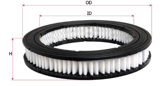 Фильтр воздушный  LEXUS GS 4,3 2000 - 2004  LEXUS GS 3,0 2005 - 2011 A1190 A1190 SAKURA