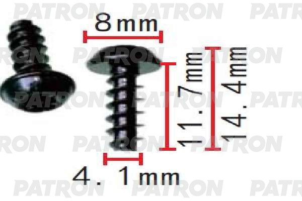 GOLF V (2003-2009)/A6 [C6,4F] (2005-2011) M4X12/внутренний Torx P371528 PATRON