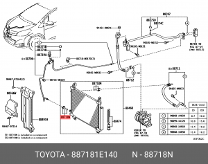 Хомут 74501-64010 88718-1E140 88718-1E140 TOYOTA