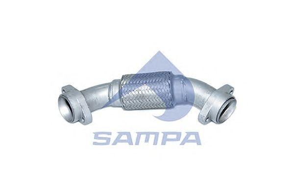 Труба выхлопная MERCEDES Actros дв.OM501LA левая от турбины SAMPA 010.417 SAMPA