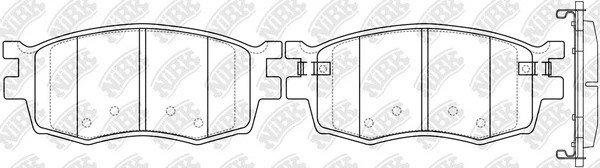 Колодки передние (HYUNDAI ACCENT III (MC), I20 (PB), KIA RIO II) PN0435 PN0435 NIBK