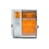 Фара SCANIA 4 series левая (с указателем поворота, лампа H4) DEPO 7711104LLDEMU DEPO