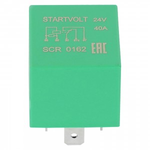 Реле 24V 40A 5 конт. для а/м КАМАЗ Компас 5/9 (22-)/JAC (SCR 0162) SCR 0162 START VOLT