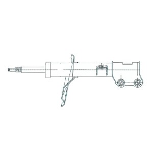 Амортизатор HYUNDAI i30 07- пер.прав.газ. GY0709G GY0709G CTR