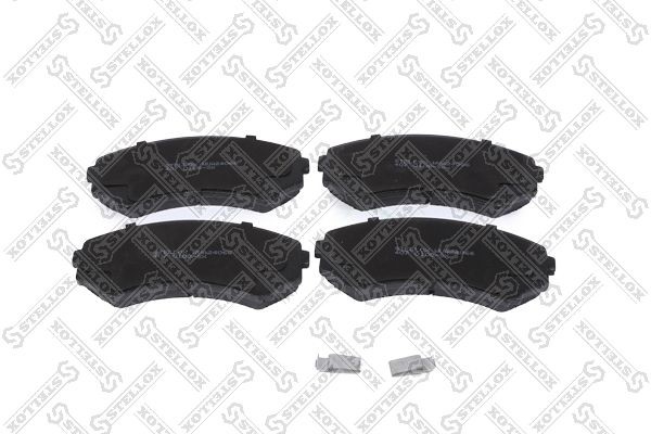 колодки дисковые передние! с антискрип. пластинами\Isuzu Rodeo 98> 407-010B-SX STELLOX