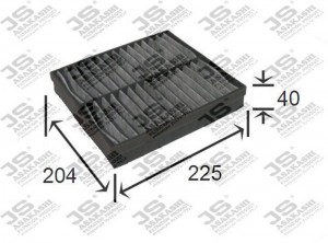 фильтр салона!угольный\MB W163 all 98-05 AC0105C JS ASAKASHI