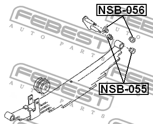 NISSAN PATROL (160) (79-88)/URVAN (E24) (86-97) NSB-055 FEBEST