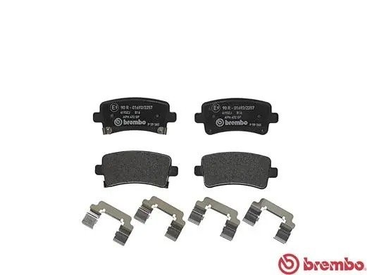 P59060 колодки дисковые задние!\ Opel Insignia all 08> P59060 BREMBO