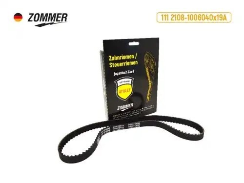 Ремень ГРМ для а/м ВАЗ 2108 "ZOMMER" проф.D (111 зуб.) усиленный 18447 ZOMMER