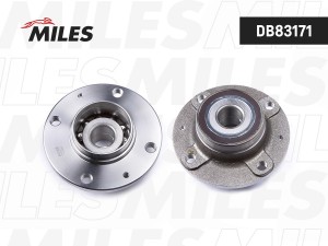 Ступица колеса задняя с подшипником CITROEN C4/PEUGEOT 307 04- (SKF VKBA3585) DB DB83171 MILES