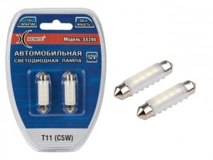 Лампа светодиодная 12V C5W SV8.5-8 блистер (2шт.) XENITE 1009325 XENITE