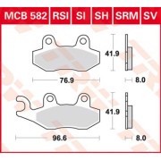 Колодки дисковые MCB582SI MCB582SI TRW LUCAS