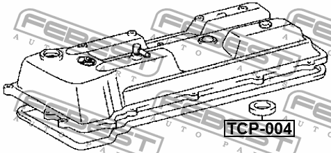 Кольцо уплотн свечн колодца TOYOTA LAND CRUISER 100 HDJ101/UZJ100 1998-2007 TCP- TCP-004 FEBEST