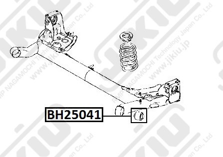 Сайлентблок задн балки MAZDA DEMIO 02-07 BH25041 BH25041 JIKIU