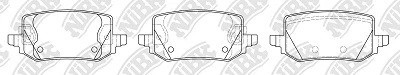 Колодки тормозные HYUNDAI Tucson (20-) KIA Sportage (21-) задние (4шт.) NIBK PN6139 NIBK