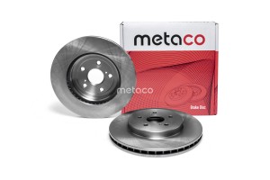 Диск тормозной передний вентилируемый 3050071 METACO