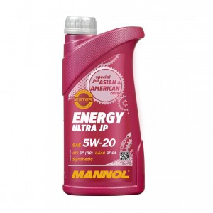 Масло моторное MANNOL 7906 ENERGY ULTRA JP 5W-20 SP синтетическое 1 л MN7906-1 MANNOL