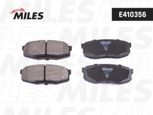 Колодки тормозные задние (без датчика) (Смесь Low-Metallic) TOYOTA LAND CRUISER  E410356 MILES