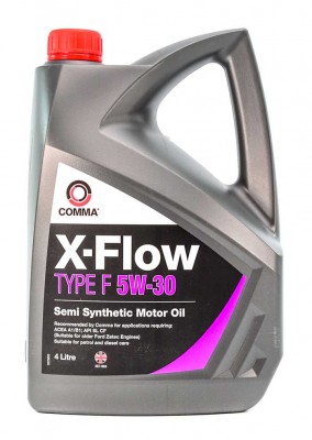 COMMA 5W30 X-FLOW TYPE F (4L) масло моторное! ACEA A5/B5, API SL/CF, FORD WSS-M2 XFF4L COMMA