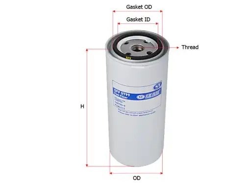 фильтр топливный !\Omn Volvo FH/FL/FM12, B10,B12, FM7 SFF0799 SURE FILTER