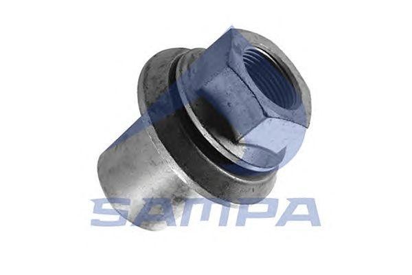 Гайка колеса MERCEDES MAN (M22х1.5/H=62мм,SW32) юбка подвижная,под литой диск SA 020458 SAMPA