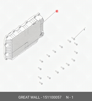 ЭЛЕМЕНТ ФИЛЬТРУЮЩИЙ 151100057 151100057 151100057 HAVAL