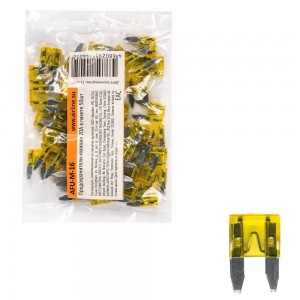 Предохранители мини 20A в пакете 50шт (AFU-M-16) AFUM16 AIRLINE