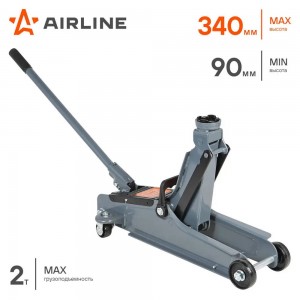 Домкрат подкатной 2 т AIRLINE 90 - 340 мм в кейсе AJ-2F-310K AIRLINE