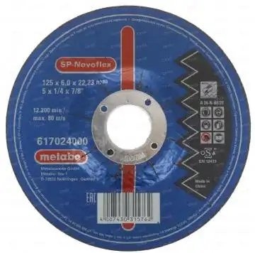 Круг шлифовальный 125х6.0х22мм METABO 617024000 METABO