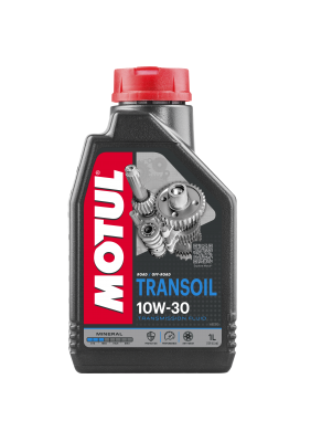 Масло трансмиссионное TRANSOIL КПП мото двигателей 10W30 1л MOTUL 105894 MOTUL