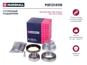 Подшипник ступ. передн. MB C-Class W202 93-  E-Class W124 W210 93-  SLK R170 96- M8131498 MARSHALL