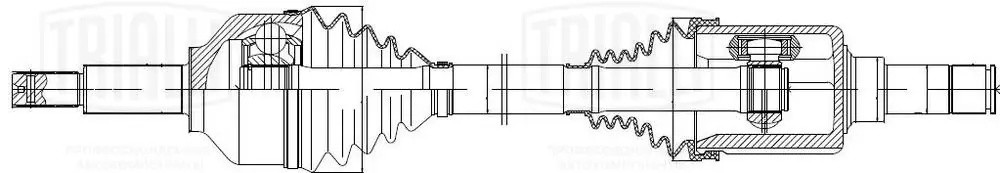 Привод для а/м Ford Transit (13-) 2.2TDCi VMT6 (перед. лев.) (AR 1052) AR1052 TRIALLI