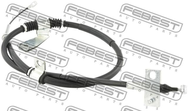 Трос ручника левый SSANG YONG KYRON 2005-2013 14100-KYR05LH 14100-KYR05LH FEBEST