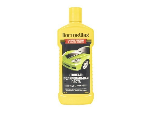 Полироль кузова абразивная мелкая 300мл DOCTOR WAX DW8307 DOCTOR WAX