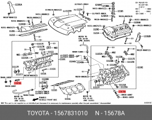 ФИЛЬТР МАСЛЯНЫЙ 15678-31010 15678-31010 TOYOTA