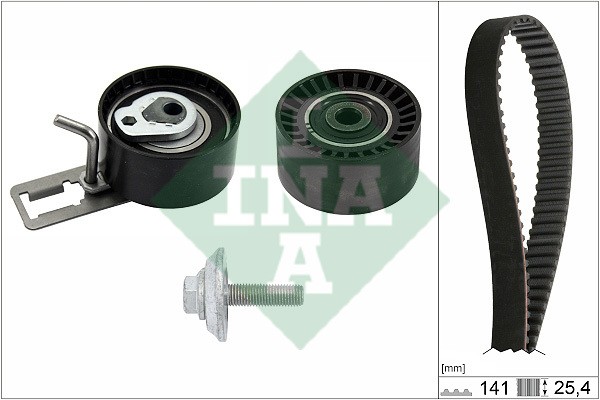 Комплект ГРМ CITROEN BERLINGO II. PEUGEOT PARTNER II 1.6HDi 530057810 530 0578 10 INA