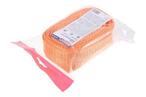 трос буксировочный! лента, 7т, 5м, с крюками, в пакете\ BRX0080028 BRIX