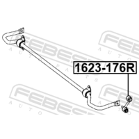 ТЯГА СТАБИЛИЗАТОРА ЗАДНЯЯ 1623-176R 1623176R FEBEST
